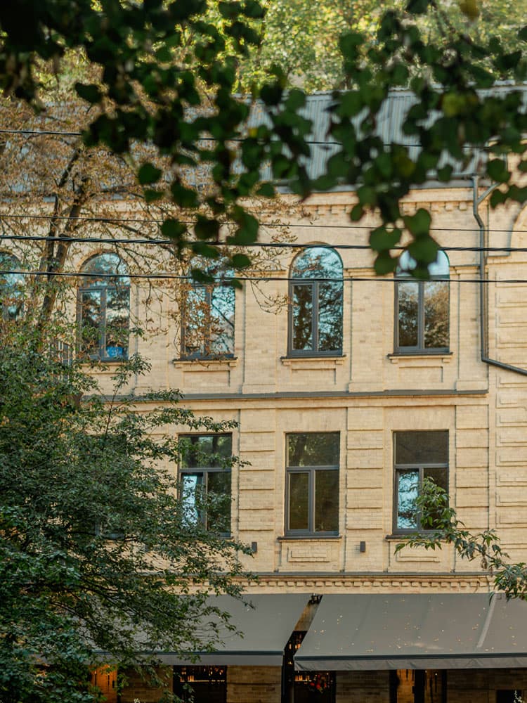 Boutique hotel exterior